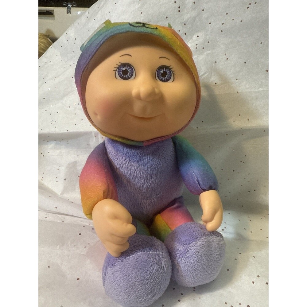 Cabbage Patch Kids Rainbow Plush Doll Soft Body Vinyl Head CPK